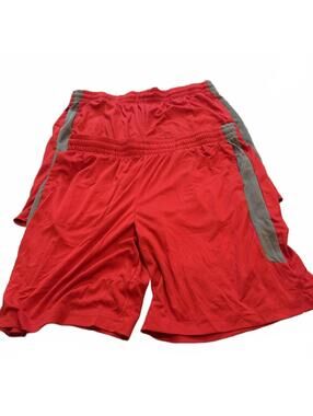 Tek Gear Kids Boys Red Athletic Shorts XL Husky - Lot of 2